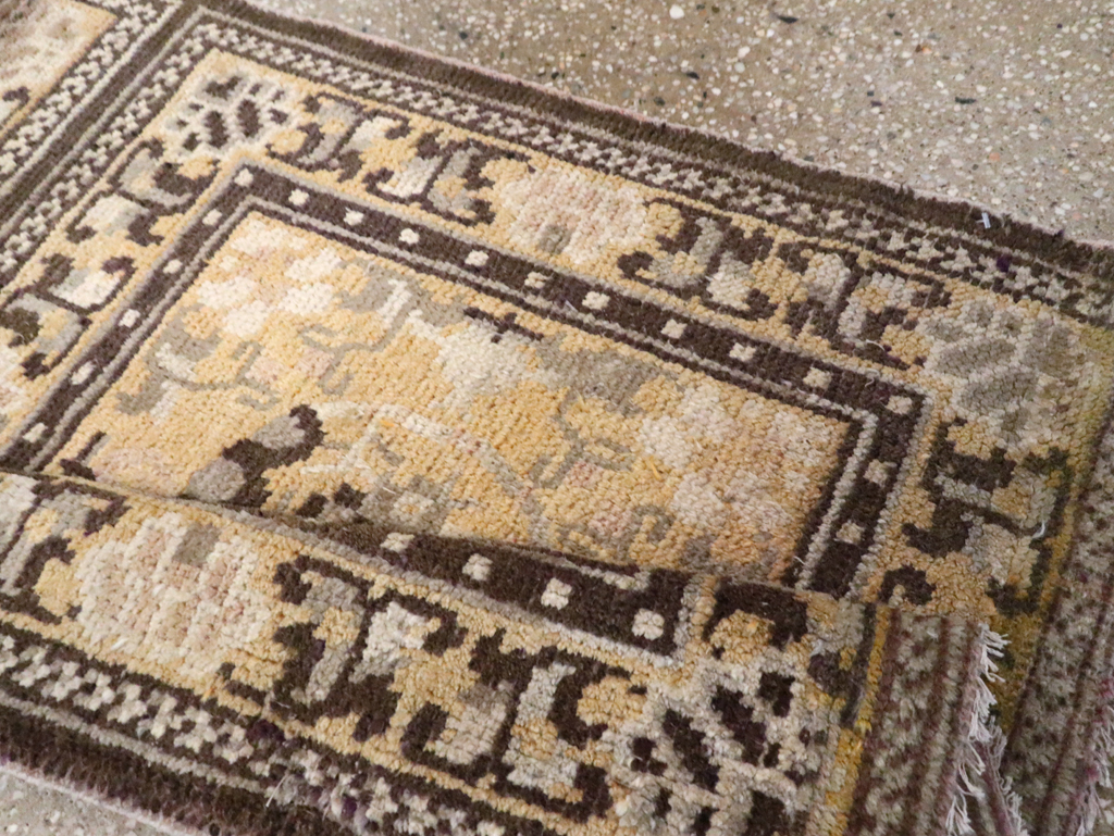 Antique East Turkestan Samarkand Runner, No.9495 - Galerie Shabab