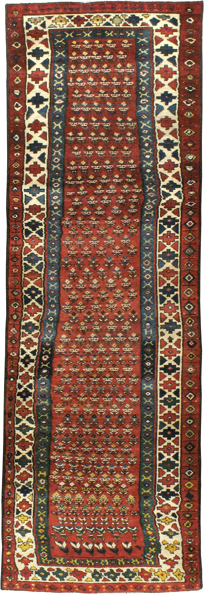 Antique Persian Hamadan Runner, No.9496 - Galerie Shabab