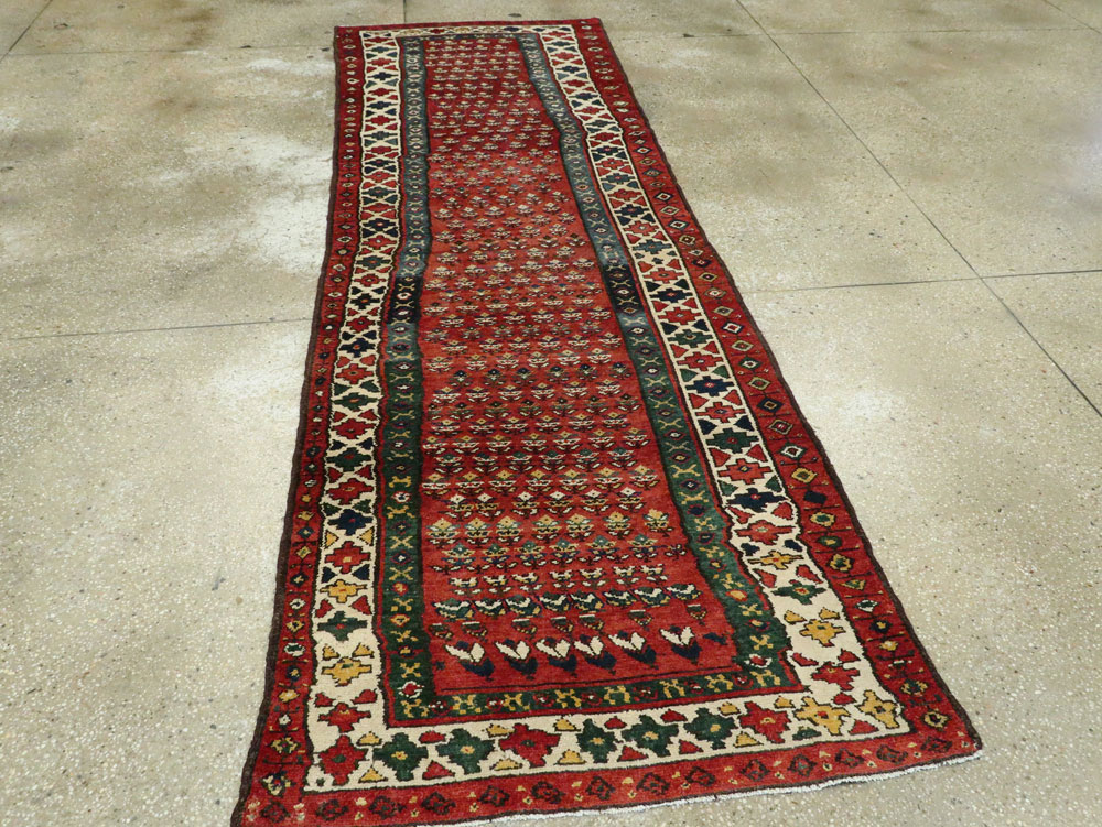 Antique Persian Hamadan Runner, No.9496 - Galerie Shabab