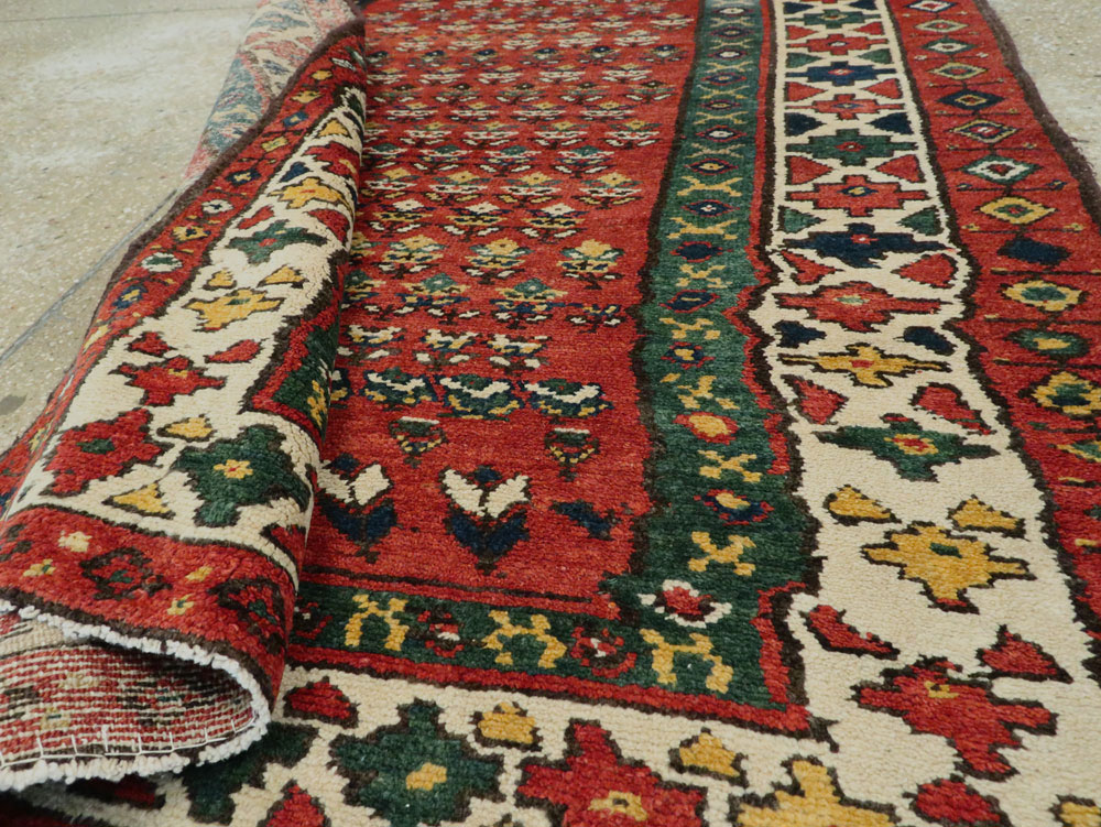 Antique Persian Hamadan Runner, No.9496 - Galerie Shabab