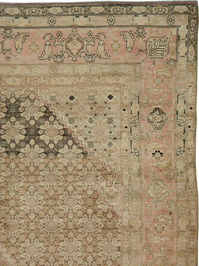 Vintage Persian Tabriz Carpet, No.9500 - Galerie Shabab