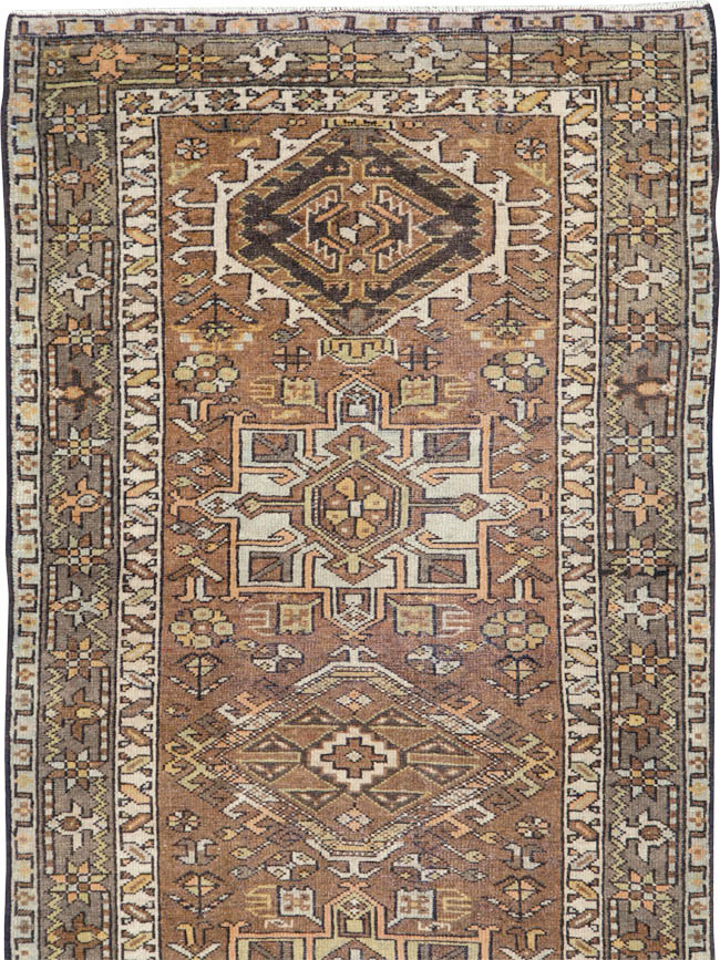 Vintage Persian Karajeh Runner, No.9509 - Galerie Shabab