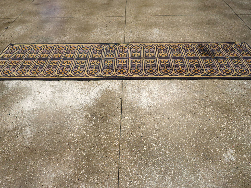 A European Savonnerie Runner, No.9521 - Galerie Shabab