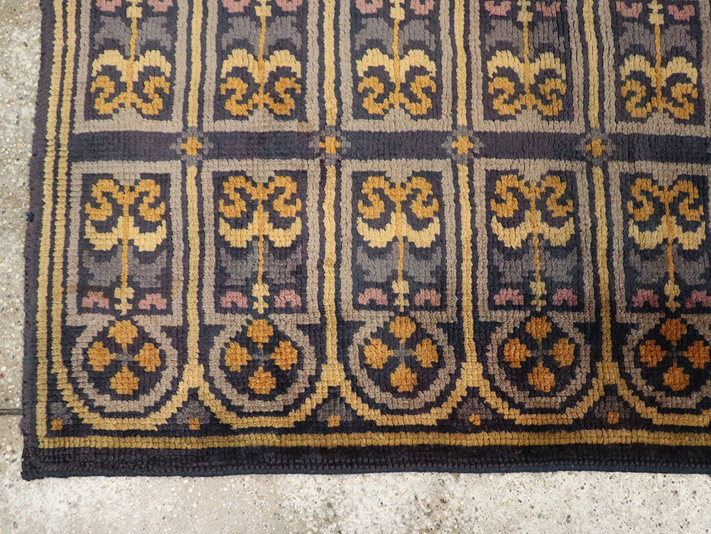 A European Savonnerie Runner, No.9521 - Galerie Shabab