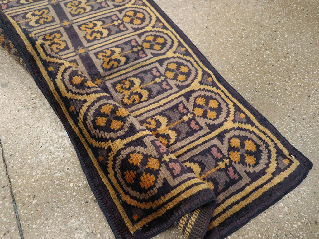 A European Savonnerie Runner, No.9521 - Galerie Shabab