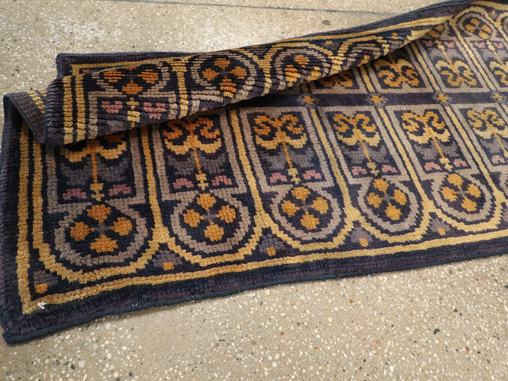 A European Savonnerie Runner, No.9521 - Galerie Shabab