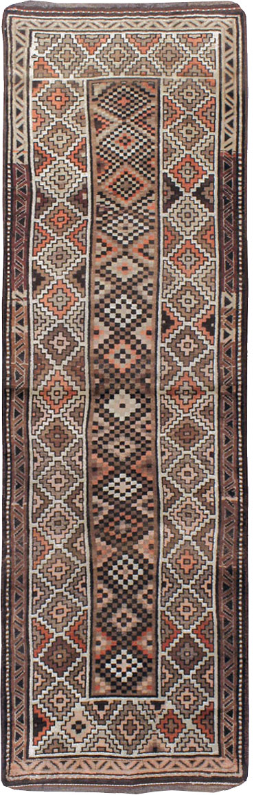 Antique Persian Kurdish Runner, No.9526 - Galerie Shabab