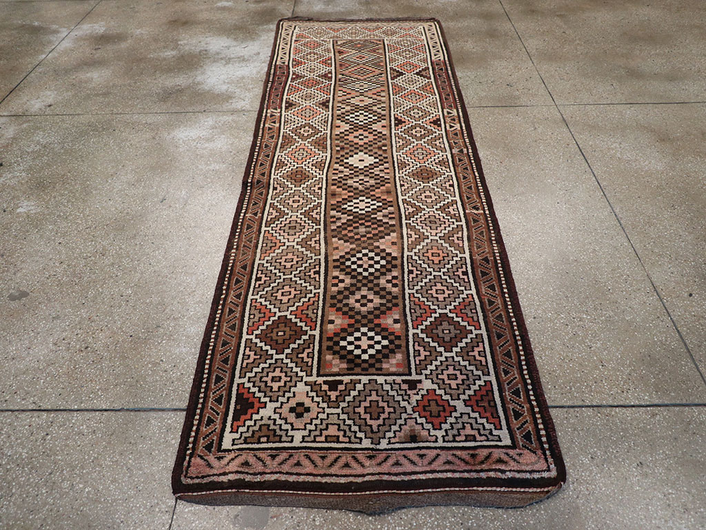 Antique Persian Kurdish Runner, No.9526 - Galerie Shabab