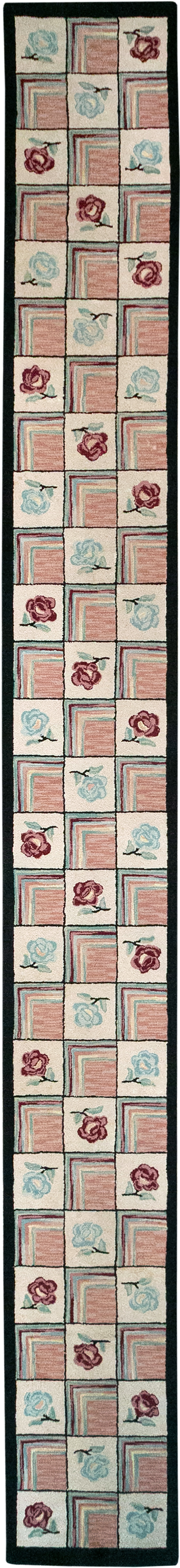 A Hook Rug Runner, No.9528 - Galerie Shabab