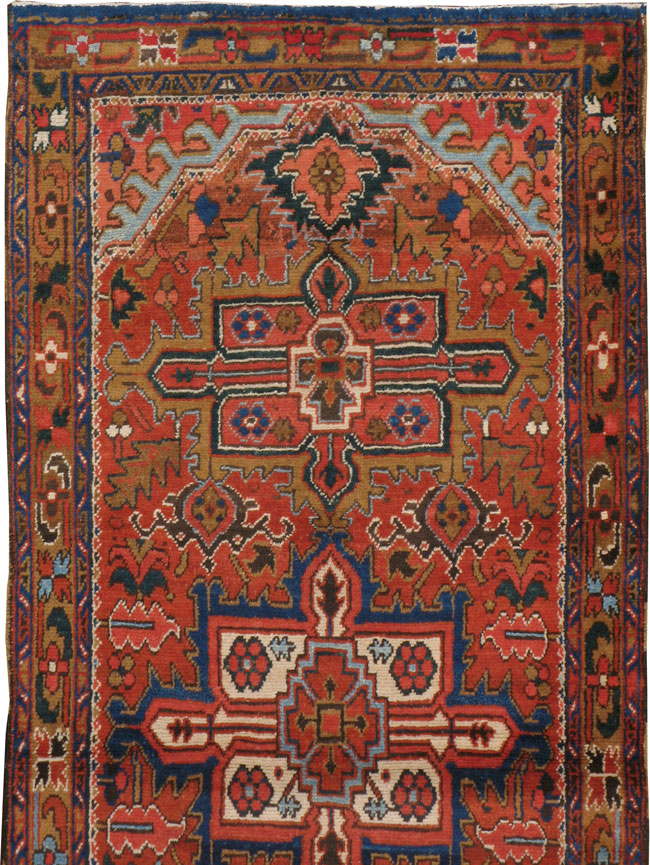 Antique Persian Heriz Runner, No.9537 - Galerie Shabab
