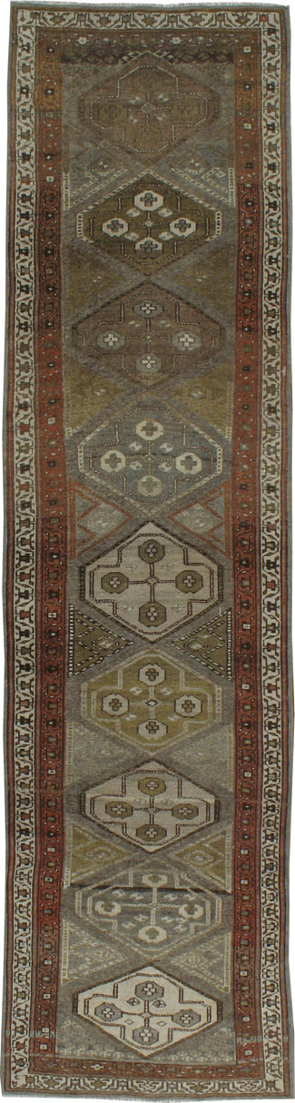Antique Kurdish Runner, No.9538 - Galerie Shabab