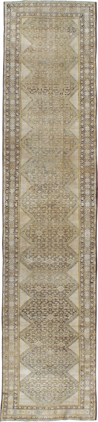 Antique Persian Malayer Runner, No.9542 - Galerie Shabab