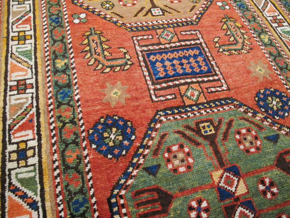 Antique Persian Heriz Long Runner, No.9566 - Galerie Shabab