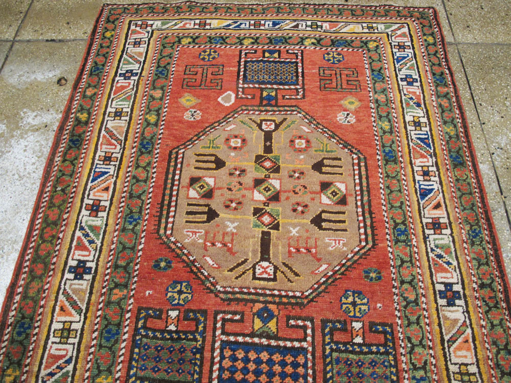 Antique Persian Heriz Long Runner, No.9566 - Galerie Shabab