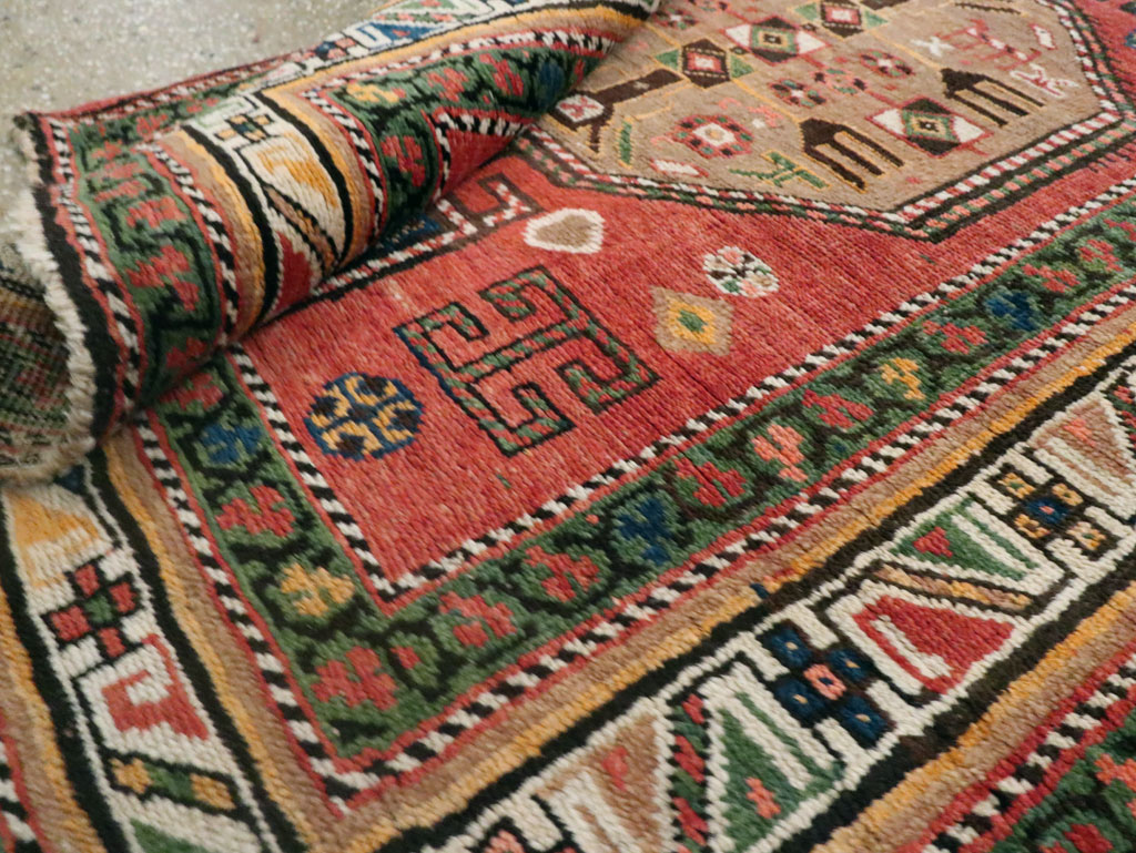 Antique Persian Heriz Long Runner, No.9566 - Galerie Shabab