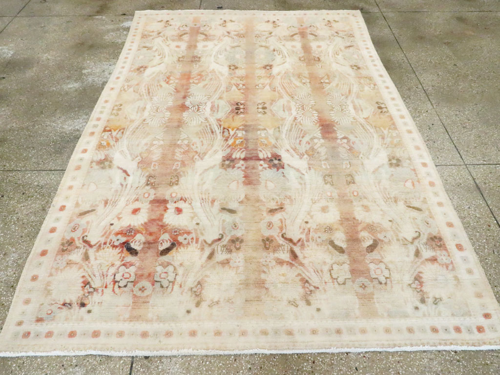 An Agra Cotton Carpet, No.9569 - Galerie Shabab