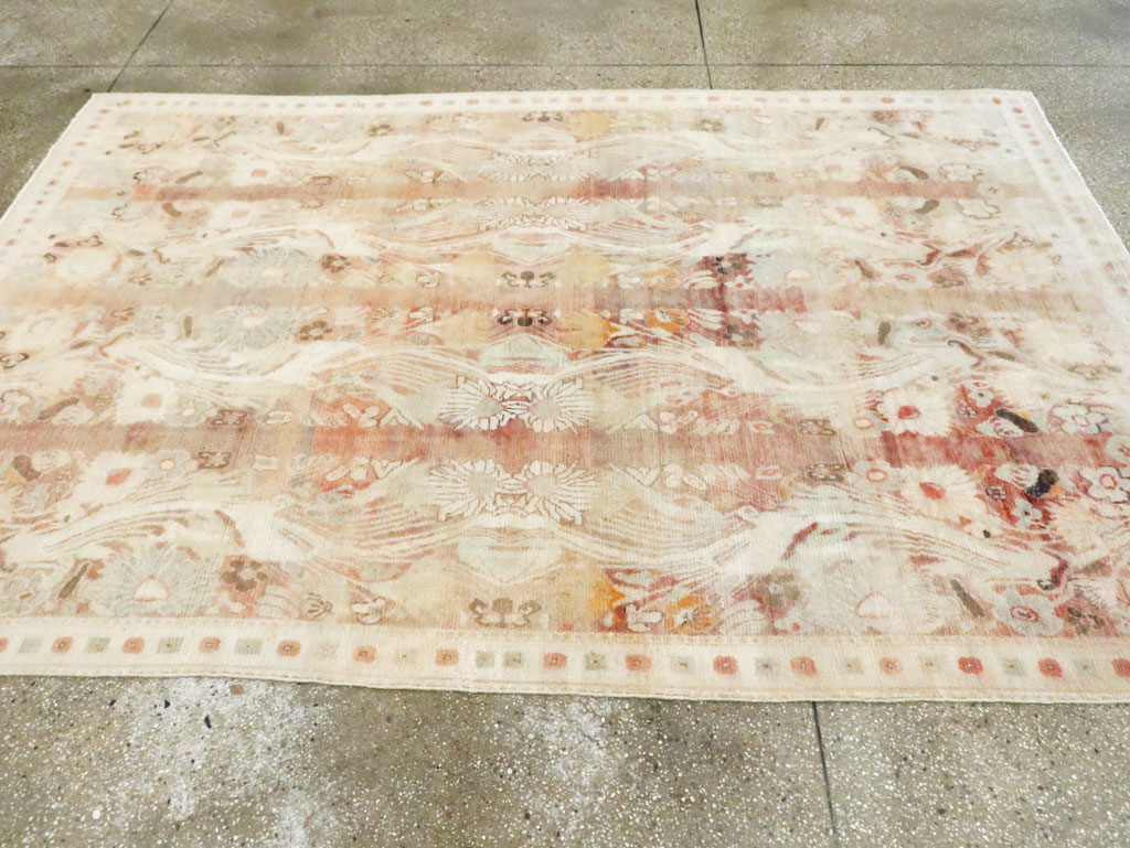 An Agra Cotton Carpet, No.9569 - Galerie Shabab