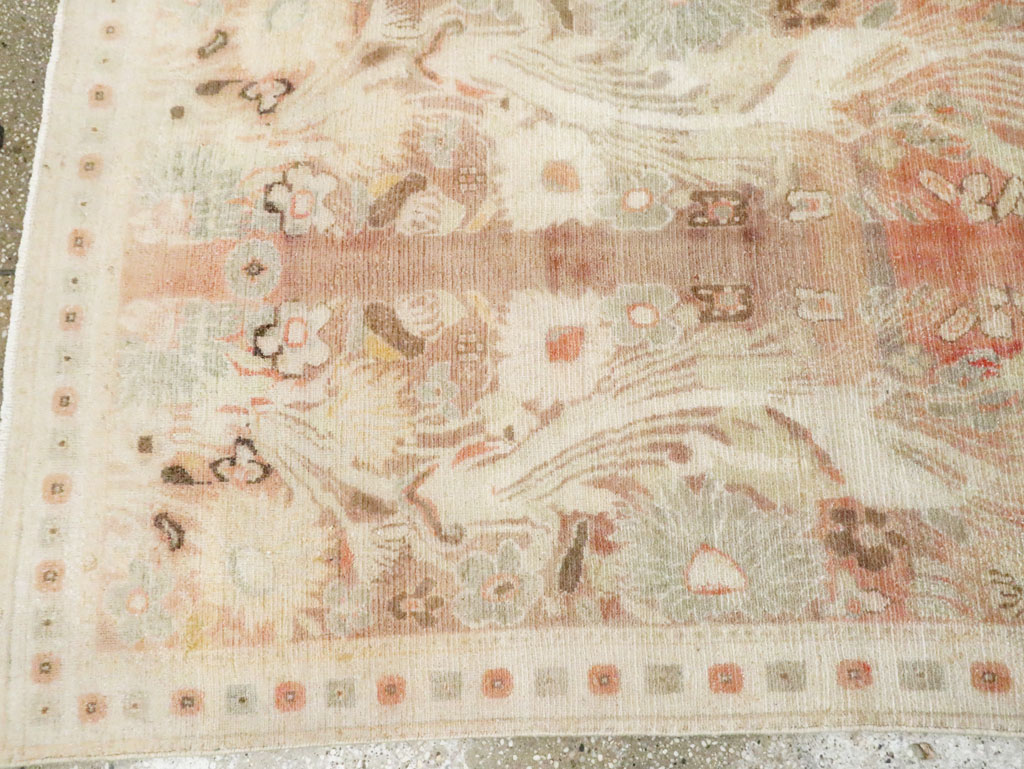 An Agra Cotton Carpet, No.9569 - Galerie Shabab