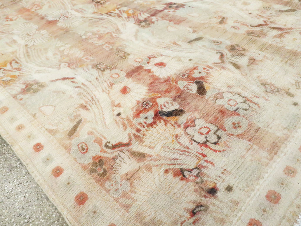 An Agra Cotton Carpet, No.9569 - Galerie Shabab