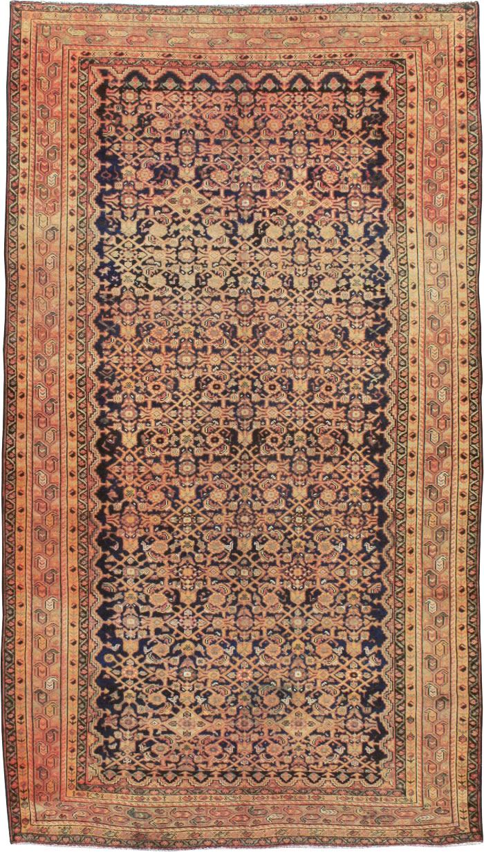 Antique Persian Malayer Gallery Carpet, No.9577 - Galerie Shabab