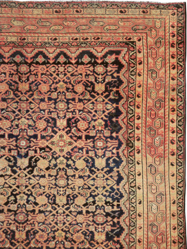 Antique Persian Malayer Gallery Carpet, No.9577 - Galerie Shabab
