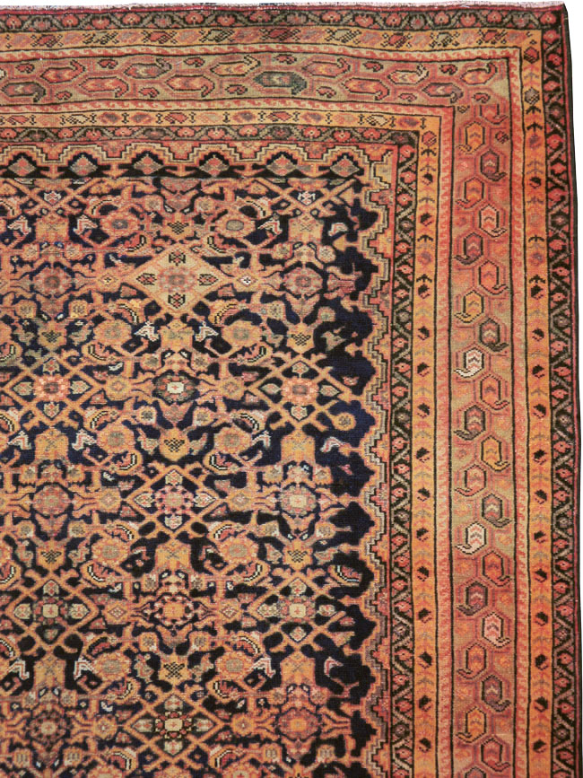 Antique Persian Malayer Gallery Carpet, No.9577 - Galerie Shabab