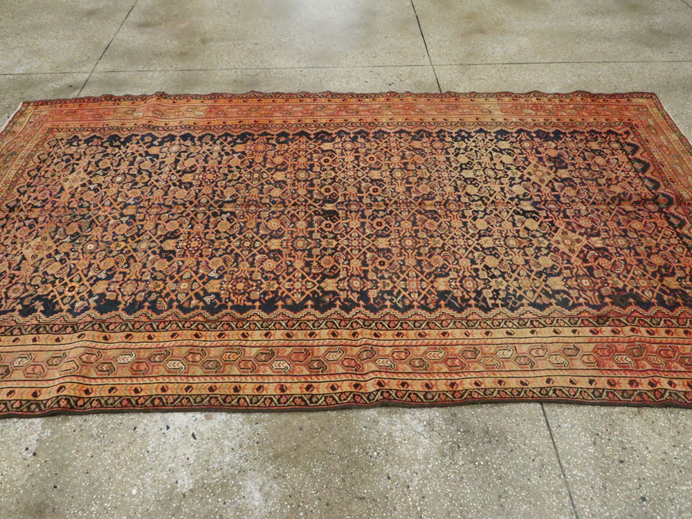 Antique Persian Malayer Gallery Carpet, No.9577 - Galerie Shabab