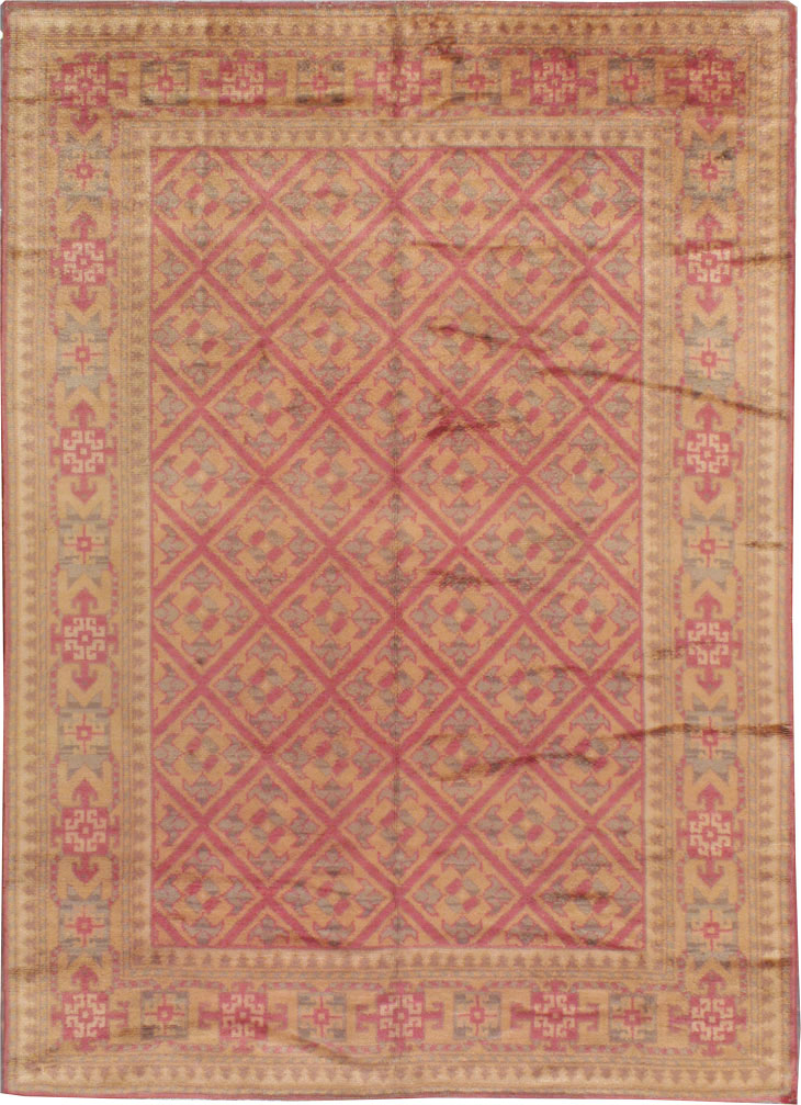 Vintage Austrian Continental Carpet, No.9595 - Galerie Shabab