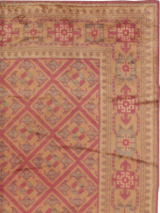 Vintage Austrian Continental Carpet, No.9595 - Galerie Shabab