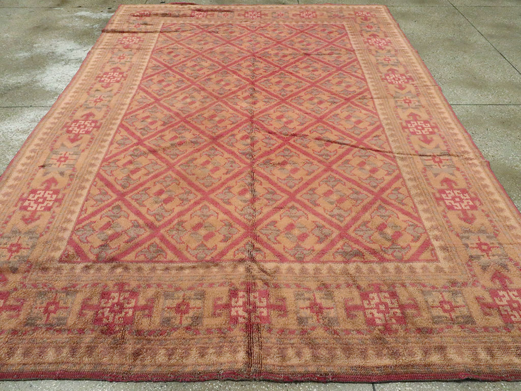 Vintage Austrian Continental Carpet, No.9595 - Galerie Shabab