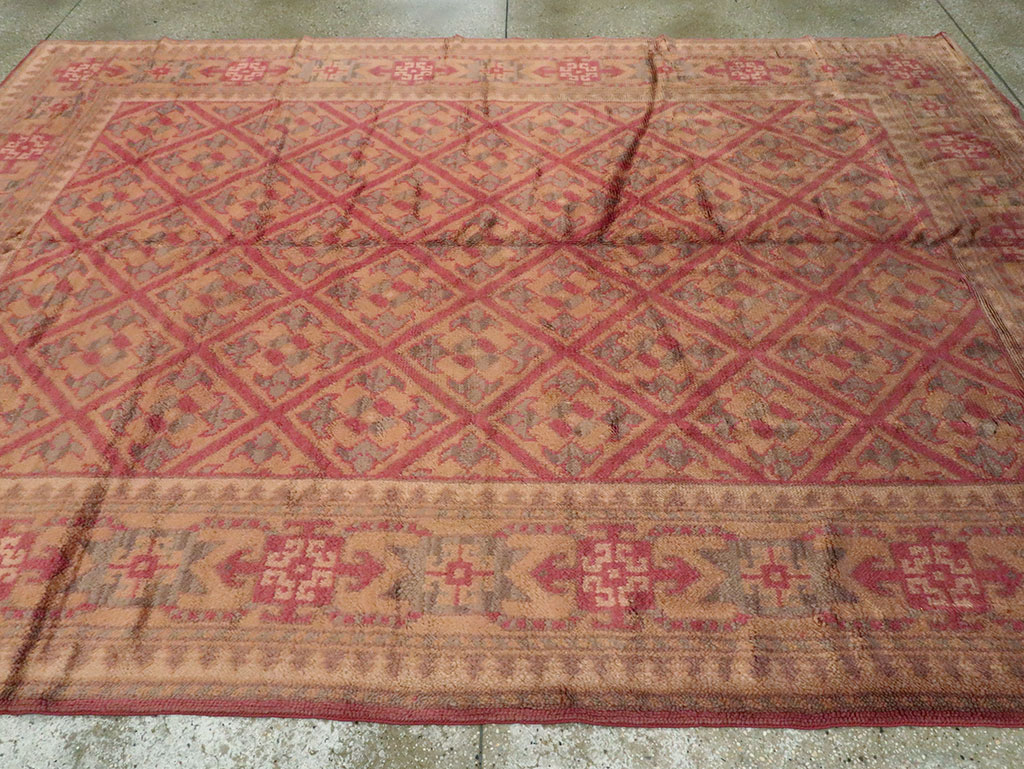Vintage Austrian Continental Carpet, No.9595 - Galerie Shabab