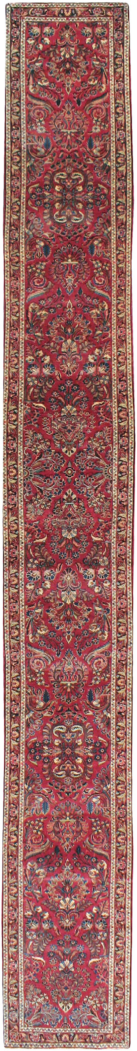 Antique Persian Lilihan Long Runner, No.9596 - Galerie Shabab