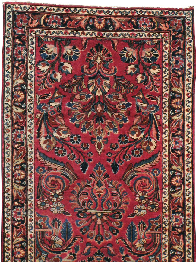 Antique Persian Lilihan Long Runner, No.9596 - Galerie Shabab