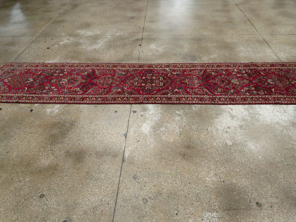 Antique Persian Lilihan Long Runner, No.9596 - Galerie Shabab