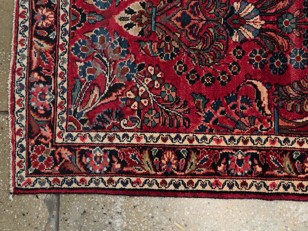 Antique Persian Lilihan Long Runner, No.9596 - Galerie Shabab