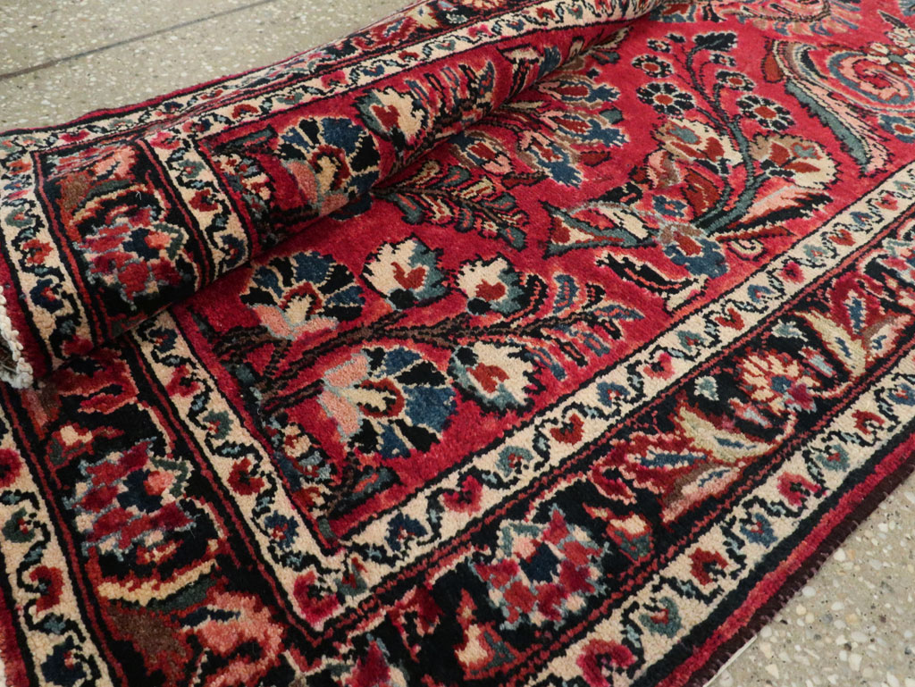 Antique Persian Lilihan Long Runner, No.9596 - Galerie Shabab
