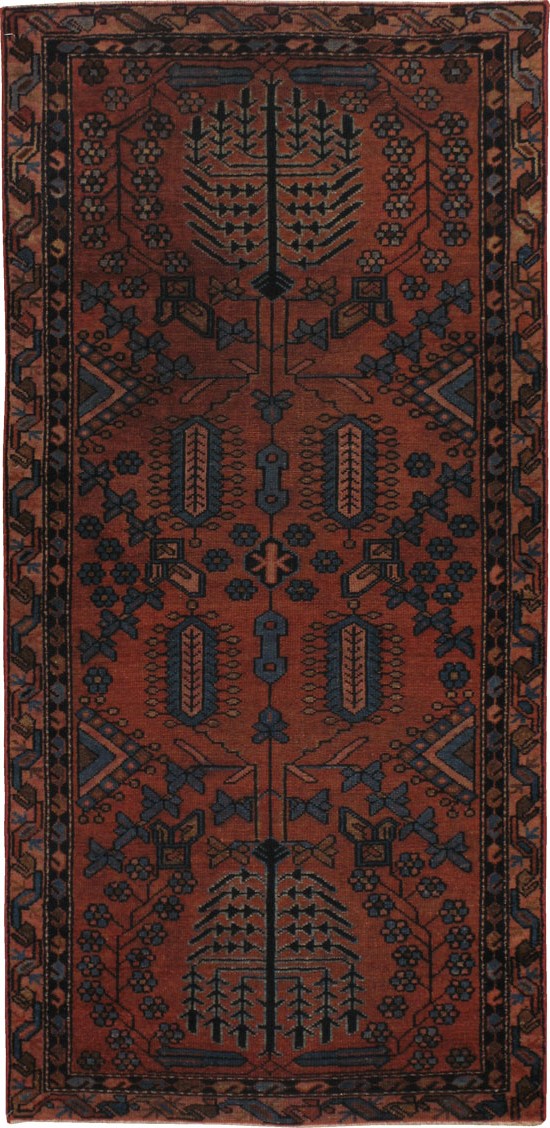 Antique Malayer Rug, No.9610 - Galerie Shabab