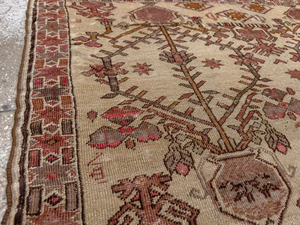 Vintage Afghan Turkoman Throw Rug, No.9620 - Galerie Shabab