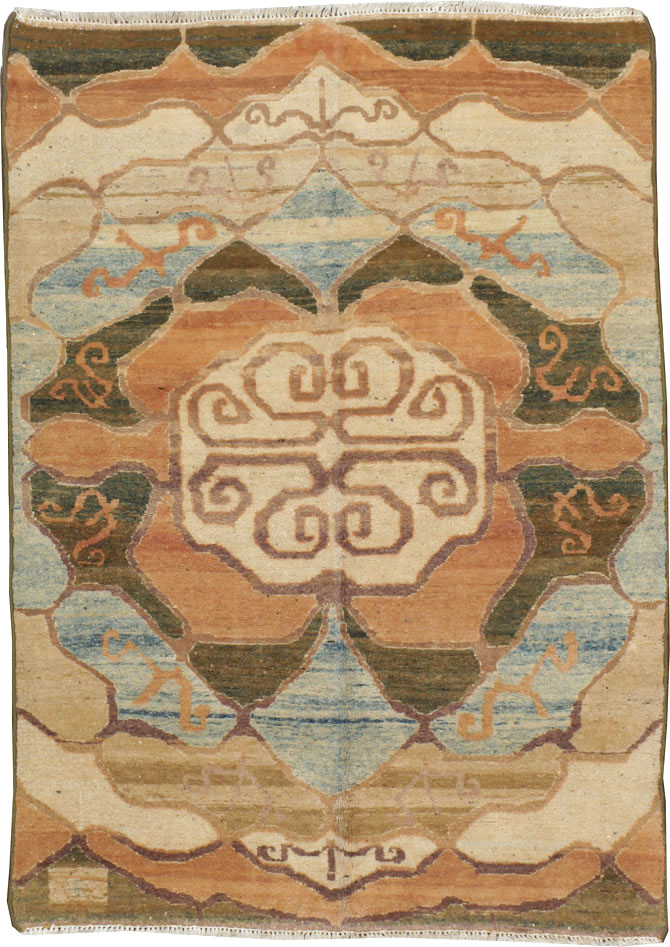 Vintage Indian Lahore Rug, No.9725 - Galerie Shabab