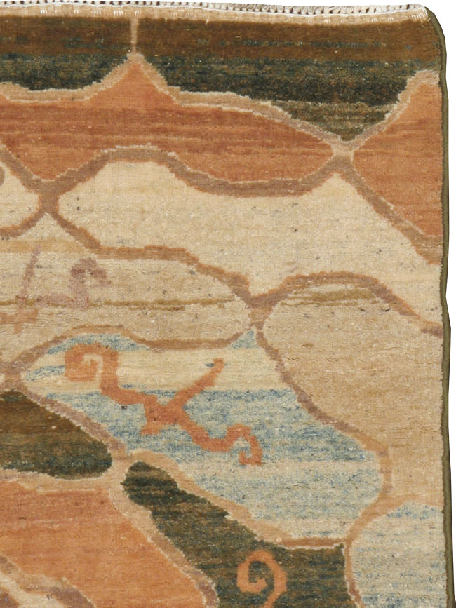 Vintage Indian Lahore Rug, No.9725 - Galerie Shabab