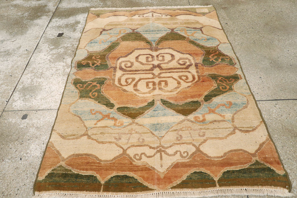 Vintage Indian Lahore Rug, No.9725 - Galerie Shabab