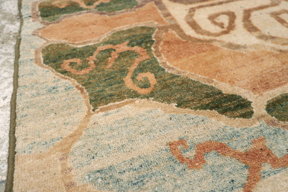 Vintage Indian Lahore Rug, No.9725 - Galerie Shabab