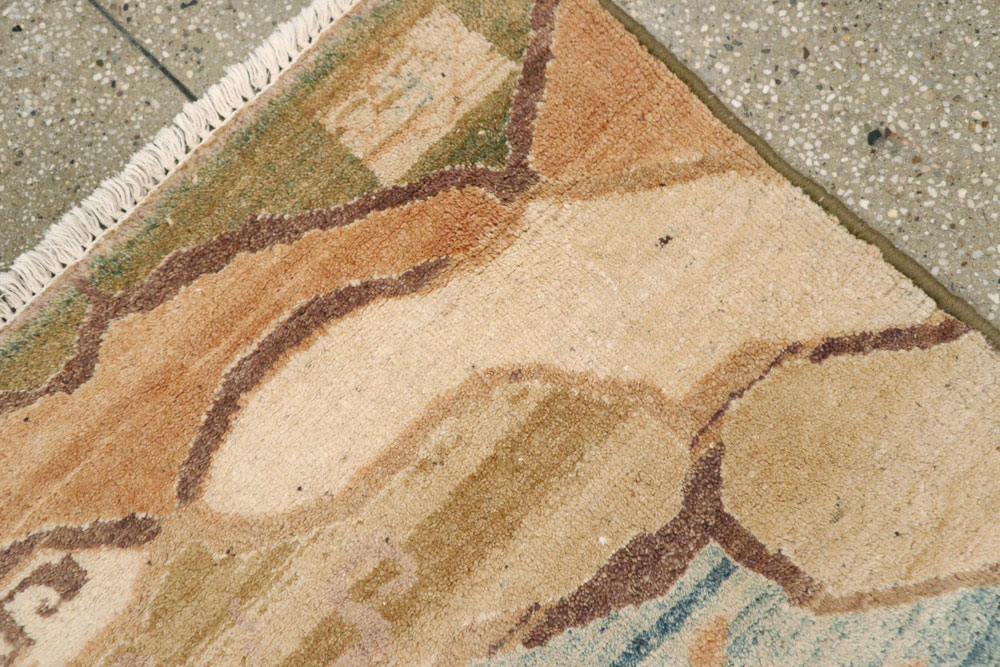 Vintage Indian Lahore Rug, No.9725 - Galerie Shabab