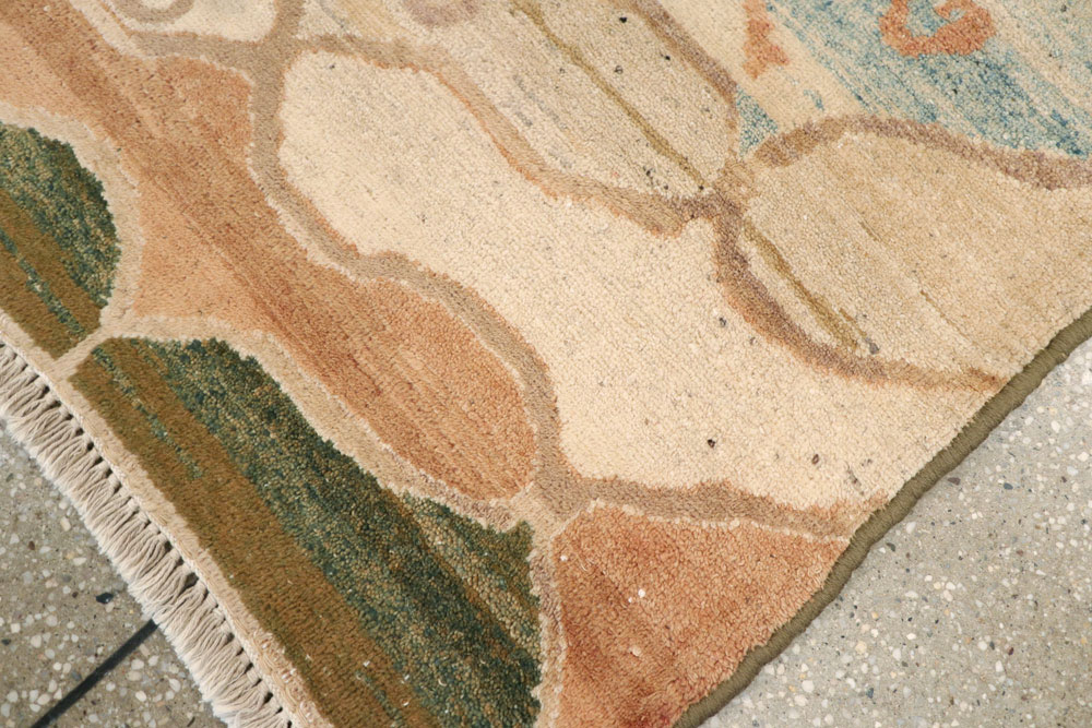 Vintage Indian Lahore Rug, No.9725 - Galerie Shabab