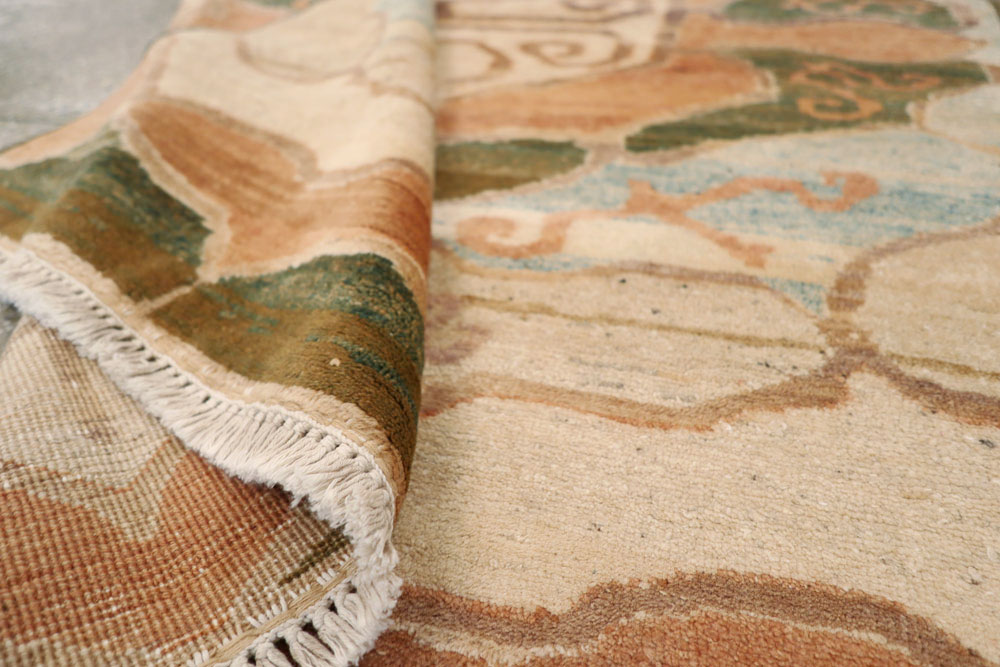 Vintage Indian Lahore Rug, No.9725 - Galerie Shabab