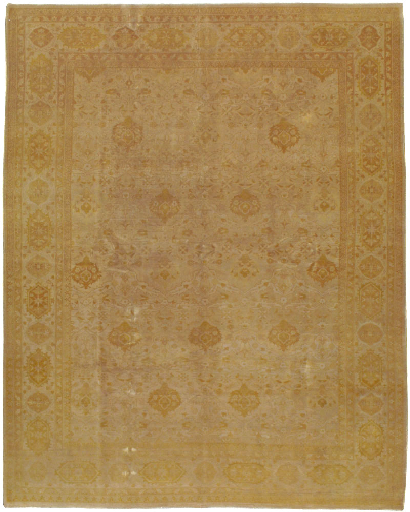 Antique Indian Lahore Square Carpet, No.9726 - Galerie Shabab