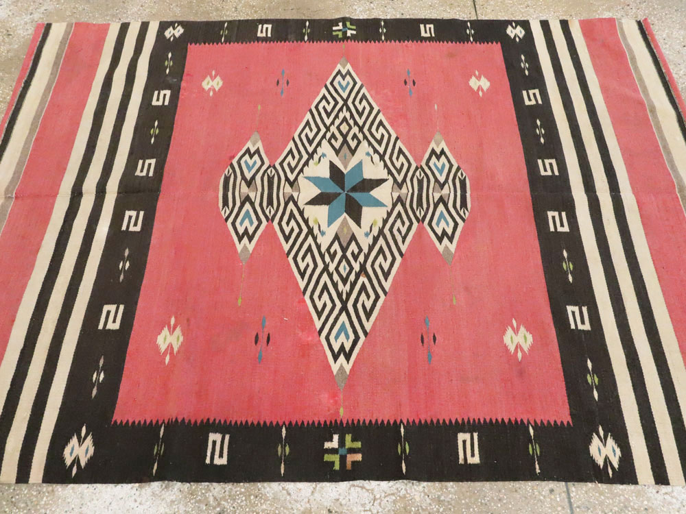 Vintage Navajo Kilim, No.9778 - Galerie Shabab