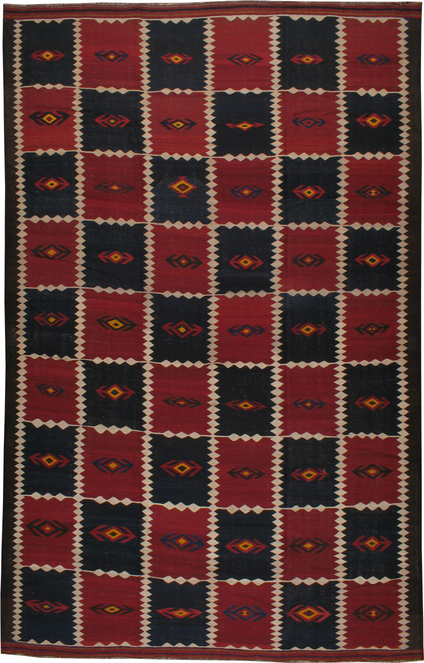 A Vintage Kilim, No.9784 - Galerie Shabab