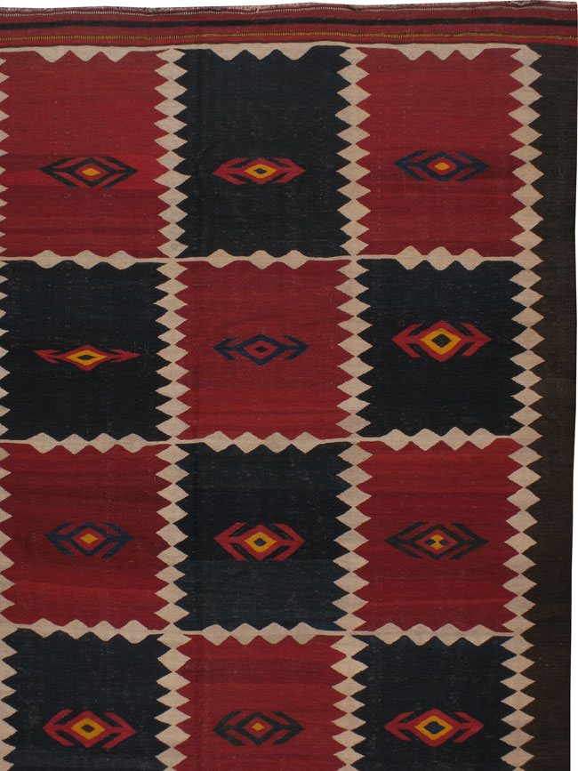 A Vintage Kilim, No.9784 - Galerie Shabab