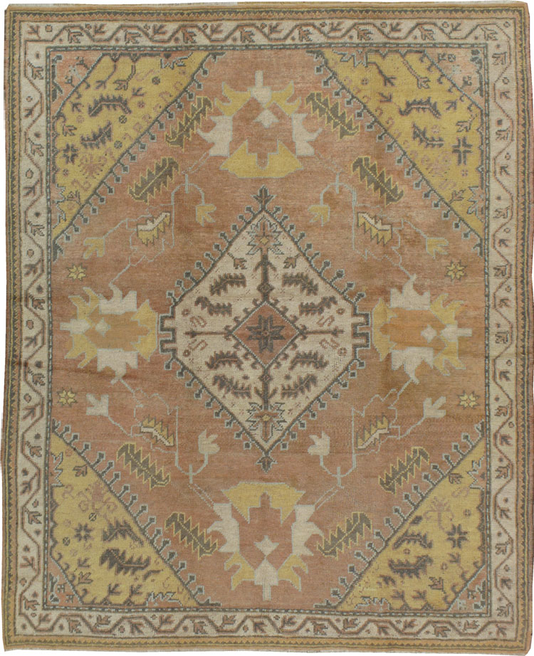 An Oushak Carpet, No.9802 - Galerie Shabab